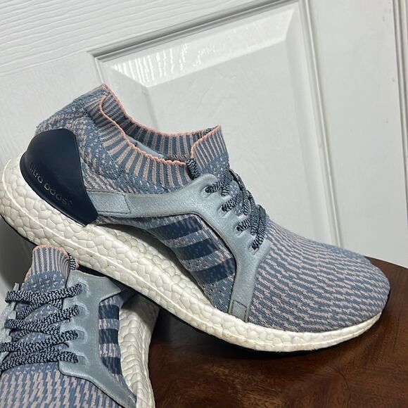 🔥🔥 ADIDAS UltraBoost X Tactile Blue - Women Size 10 - EXCELLENT Condition - Picture 2 of 11